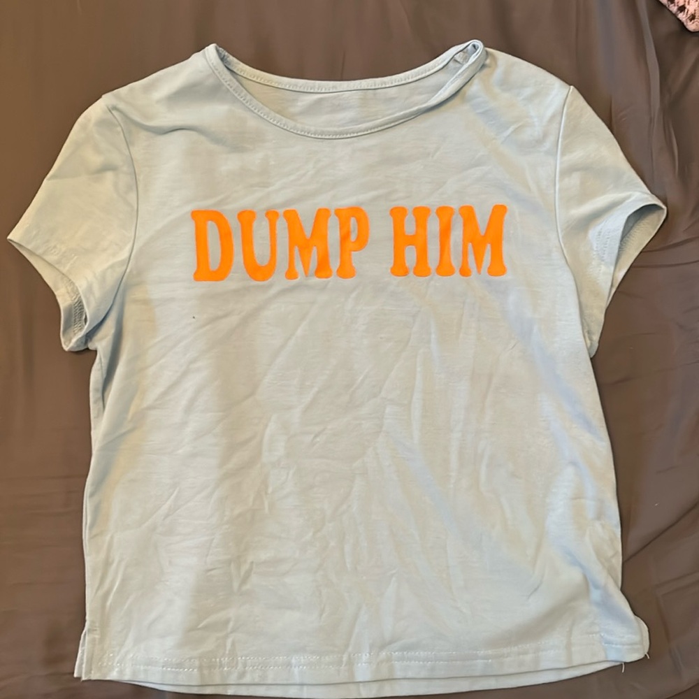 Dump him baby tee 2000s